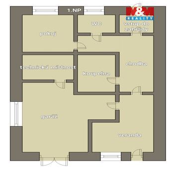 Nabízíme k prodeji zrekonstruovaný řadový rodinný dům v klid