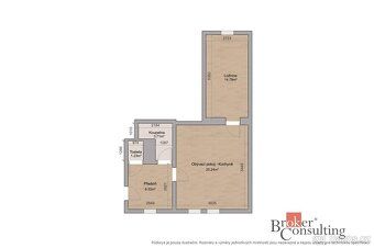 Pronájem, byty/2+kk, 58.8 m2, Tlučenská kolonie 659, 33026 T
