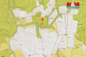 Prodej pozemků o výměře 1957 m2 v katastru obce Lhotka u Hra
