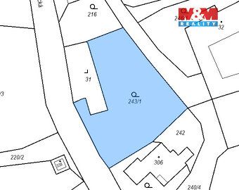 Nabízíme k prodeji pozemek o celkové výměře 1167 m² určený k