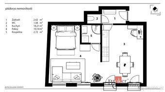 Prodej bytu 2+kk, 44m² s balkónkem, v centru lázeňského měst
