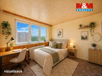Nabízíme k prodeji byt 2+1 o celkové ploše 47 m² v panelovém