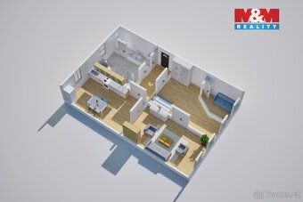 Nabízíme k prodeji prostorný byt o dispozici 3+kk a výměře 8