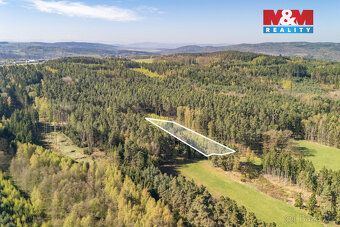 Nabízíme k prodeji lesní pozemek o celkové výměře 2 645 m² v