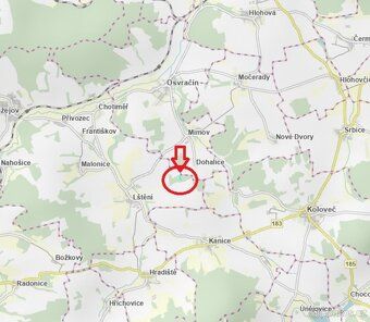 Nabízím k prodeji lesní pozemek v k.ú. Lštění nad Zubřinou J