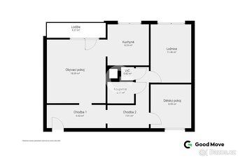 Nabízíme k prodeji byt 3+1 o celkové výměře 69 m², který se 