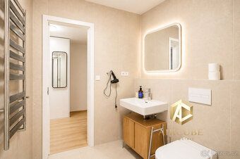 Moderní 1+kk o velikosti 34 m² s balkonem i terasou umístěno