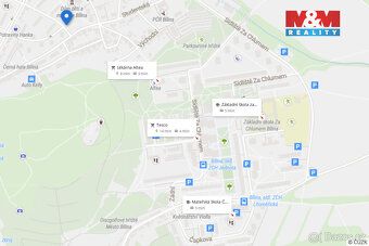 Pronájem světlého bytu 2+1 o výměře 48 m² v klidné části Bíl