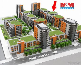 Nabízíme prodej moderního bytu 1+kk o výměře 32,1 m² s předz