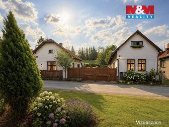 Nabízíme k prodeji chalupu o dispozici 4+1 v klidné části ob