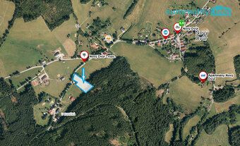 Nabízíme k prodeji pozemek o velikosti 5 869 m2 u obce Nový 