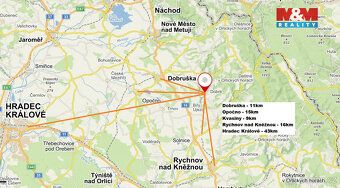 Prodej zasíťovaného pozemku 1 122 m² v katastru obce Bačetín