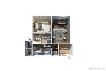 Nabízíme k prodeji rodinný dům o dispozici 2+1 v žádané a kl