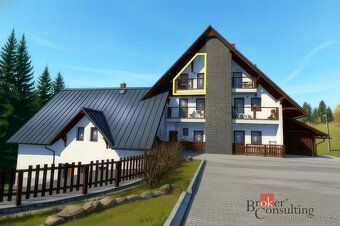 Horský apartmán v blízkosti přírodyÚtulný vybavený horský ap