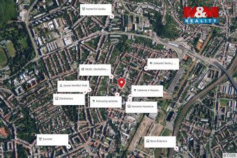 Pronájem bytu 1+1 o užitné ploše 48 m² v klidné části Husovi