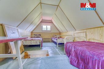 Nabízíme k prodeji útulnou dřevěnou chatu v malebné části ob