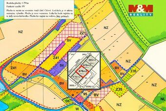 Sale of land for family house construction in Čermná nad Orl., Rychnov nad Kněžnou
