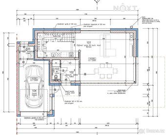 Predaj pozemku 949 m² v Starých Nechaniciach s projektom na rodinne dvojdomy