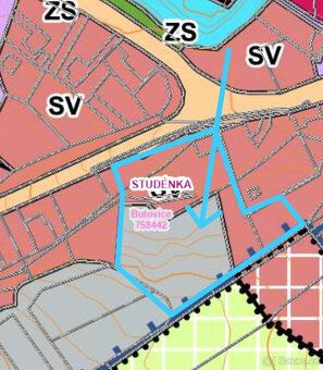 Stavební pozemky na prodej. Celková plocha na sebe navazujíc