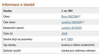 Nabízím k prodeji zděnou podsklepenou chatu, která se nacház