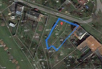 I sell a building plot in the village of Drválovice - 6 km from Letovice,
