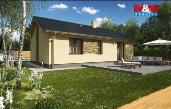 TURNKEY HOUSE – 3 ROOMS WITH KITCHENETTE, 65.1 M² We offer construction of a modern family…