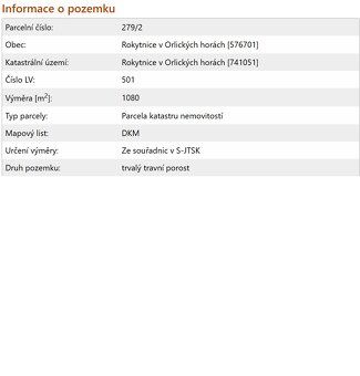 The plot is located in an attractive area near Horská Street and it is