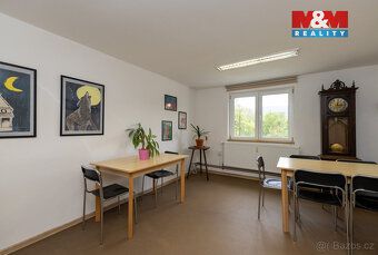 We offer for rent partially furnished office space of