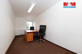 We offer for rent partially furnished office space of
