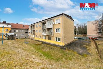 We offer for sale a spacious 2 bedroom apartment of usable area 69 sqm, located in a quiet part of Klatovy.