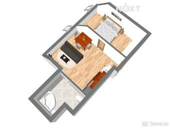 RESERVED We offer for sale a cozy 2+kk apartment of floor area 51 m² located on the second…