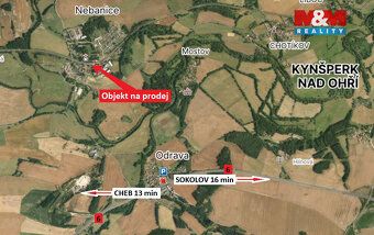 Commercial property in the quiet village of Nebanice is ideal for business