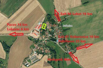 We offer for sale two adjacent plots in the village of Buřenice covering 