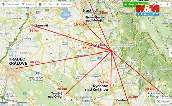 For sale residential land of 1,259 m² in cadastral district Hlinné near Dobré marked as plot B.