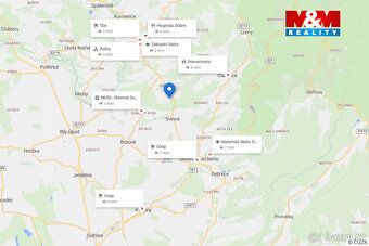 For sale residential land of 1,259 m² in cadastral district Hlinné near Dobré marked as plot B.