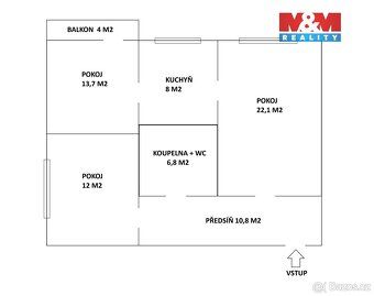 We offer for sale a spacious and bright apartment of 3+1 layout with large balcony located on…