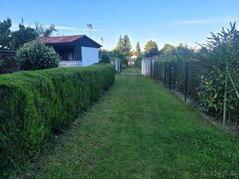 We sell garden with nice wooden cottage in Choceň, locality and street U koupaliště.