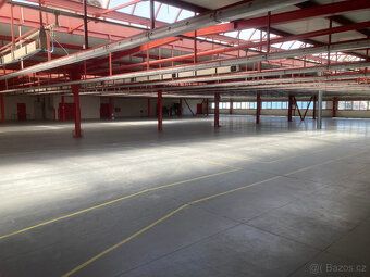 Rent of warehouse and assembly space 1,500 m² on I. floor and more in Syrovice district near Brno