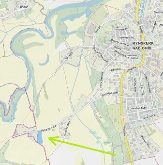 I am offering for sale a building plot of 4,145 m² in Sokolov
