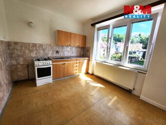 We offer for rent a cozy 1 bedroom apartment of usable area 45 sqm in a quiet part of Zatec village.