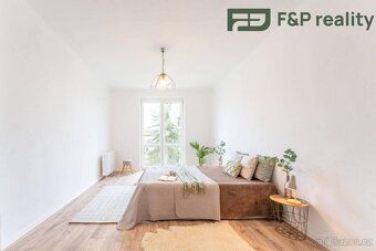 We offer for rent a bright apartment 2+1 of size 58 m² in a quiet part of the town Habartov, Gagarinova Street.