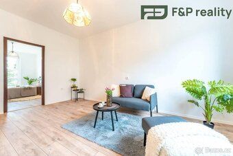 We offer for rent a bright apartment 2+1 of size 58 m² in a quiet part of the town Habartov, Gagarinova Street.