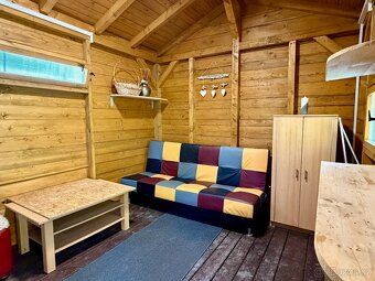 We offer for sale a wooden recreational cottage of approx. size 