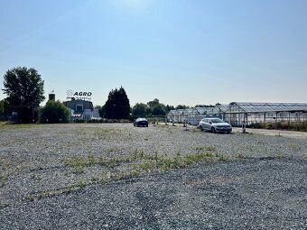 Parking space on a physically guarded property area of size