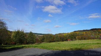 We offer for sale a building plot in the village of Horní Poříčí (district