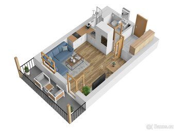 Exkluzivně Vám nabízíme atraktivní prosvětlený apartmán v II