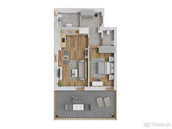 Exkluzivně Vám nabízíme atraktivní prosvětlený apartmán v I.