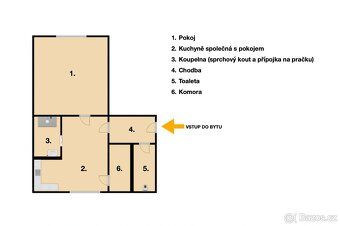 For rent we offer an apartment on Růženy Svobodové Street 10 in Olomouc