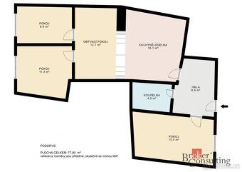 For sale apartment 4KK of size 76 m² on Cejl street in Brno Offers