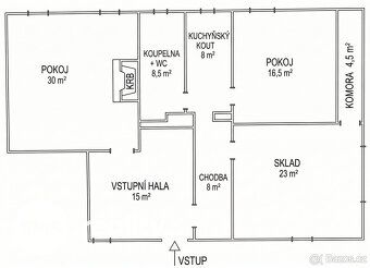 We offer for sale an end terraced cottage in an exceptionally quiet location near the Vranov…